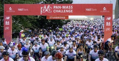 This weekend more than 6,500 riders will cycle between 25 and 211 miles across the state of Massachusetts during the 44th Pan-Mass Challenge with the goal of raising a record breaking $70 million dollars for Dana-Farber Cancer Institute. Photo Credit: John Deputy