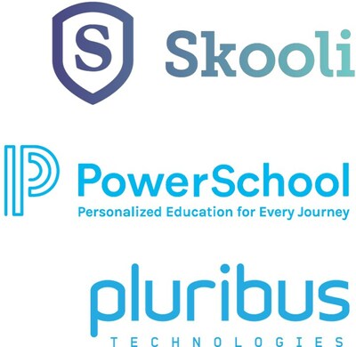 Skooli, PowerSchool, Pluribus Logo (CNW Group/Pluribus Technologies Corp.)