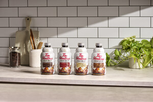NEW Tim Hortons® Cold Brew Concentrate available at U.S. grocery stores in four flavors: Medium Blend Black, Birthday Cake, Cinnamon Swirl and Mocha Cereal