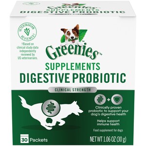 GREENIES PROMOTES DIGESTIVE HEALTH WITH NEW SUPPLEMENT POWDER