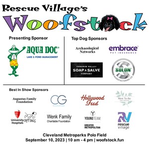 Rescue Village's Woofstock Dog Festival Sponsors Contribute More Than $100,000 to the Award-Winning Event