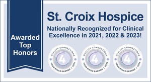 St. Croix Hospice Recognized as One of Nation's Top-Performing Hospices for the Third Consecutive Year