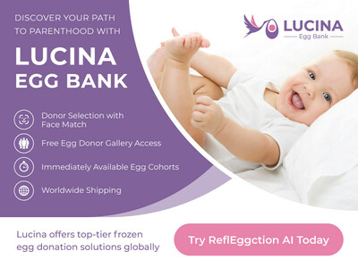ReflEggction, the new facial recognition matching feature of Lucina Egg Bank, is user-friendly, and it adds a new level of personalization to the egg donor selection process, supporting prospective parents in their journey to finding the right donor.