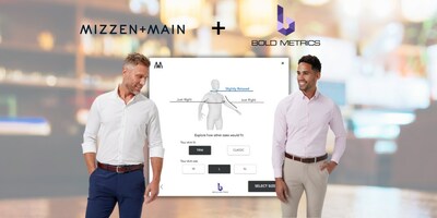 Bold Metrics is now powering fit for Mizzen + Main, the performance menswear company.