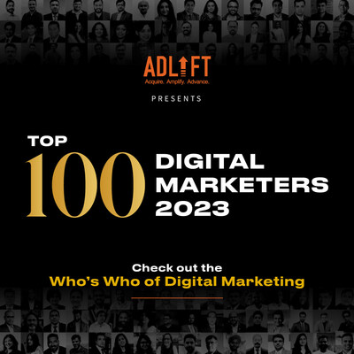 AdLift presents Top 100 Digital Marketers 2023: Check out the Who's Who of Digital Marketing