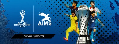 Aims, Official Supporter of AFF U23 Championship in Thailand.