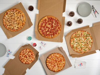 Domino's customers who order online can take advantage of 50% off all menu-priced pizzas from Aug. 14-20.