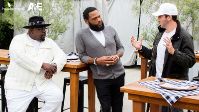 Erik Huberman, Cedric the Entertainer and Anthony Anderson on Kings of BBQ airing on August 12th. (PRNewsfoto/Hawke Media)