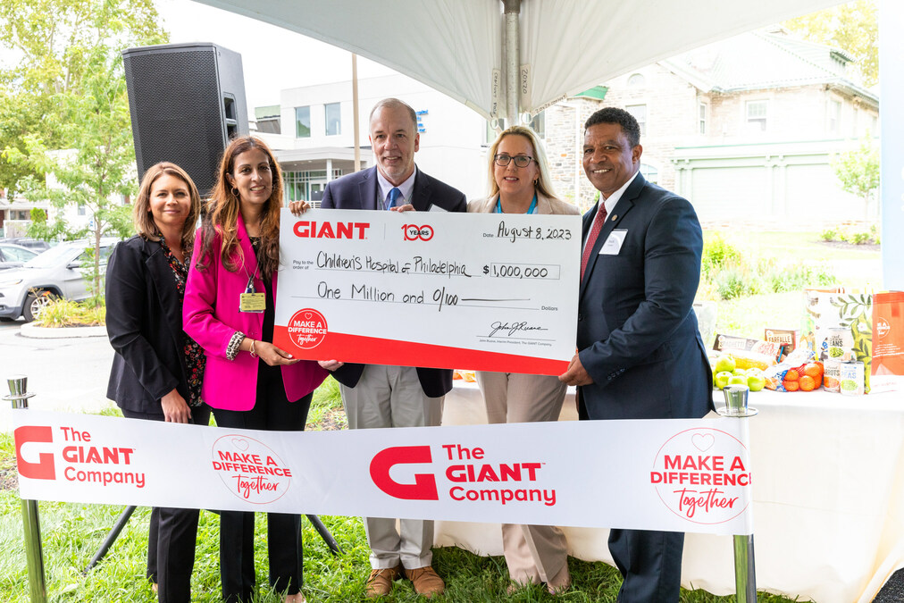 The GIANT Company Donates $1 Million to Children's Hospital of Philadelphia to Expand Food Pharmacy Program - Vimarsana News