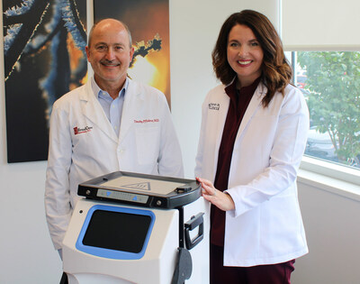 Pictured: Dr. Timothy Pflederer, Medical Director of the dialysis program at Sarah Bush Lincoln and Alexandra Boyer, RN, BSN, MBA, CDN, CNML, Procedural Services Director at Sarah Bush Lincoln.