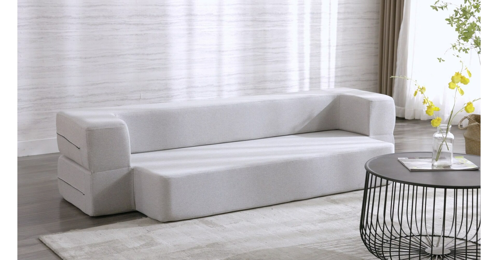 Mjkone Convertible Foldable Sofa  Bed ?p=facebook