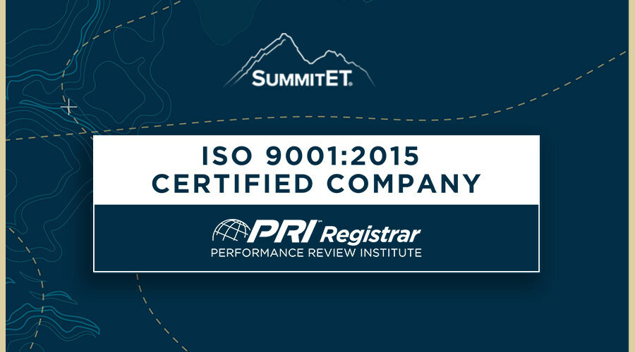 SummitET Earns ISO 9001 Certification - Vimarsana News