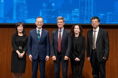 Participating in this forum were Ambassador and TAISE Chairman Yu-Hsin Chien, Tang Prize Foundation Executive Director Jenn-Chuan Chen, and the fifth laureate of the Tang Prize for Sustainable Development, world renowned economist Jeffrey Sachs, offering perspectives underscoring the manifold dimensions and far-reaching implications of climate change. (photo by SDGs Index Taiwan)