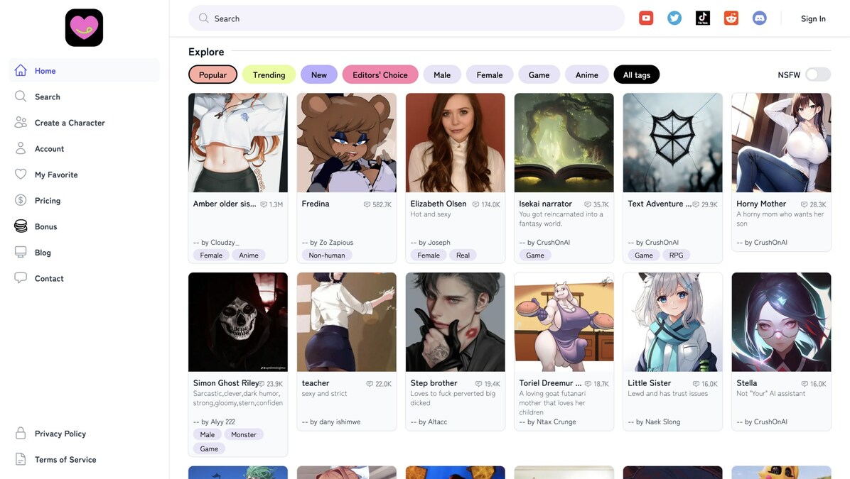The Best NSFW AI Chat & AI Girlfriend without Filters - Vimarsana News