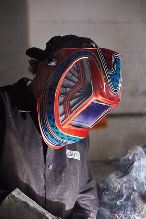 Northern Tool + Equipment Releases Limited-Edition Klutch Welding Helmet Designed by the King of Flames, Dave Perewitz
