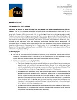 Filo Reports Q2 2023 Results (CNW Group/Filo Corp.)