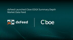 dxFeed Launches Cboe® EDGX® Summary Depth Market Data Feed