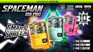 SPACEMAN Unveils the SPACEMAN 10k Pro: A Revolutionary Vape Experience Designed by SMOK