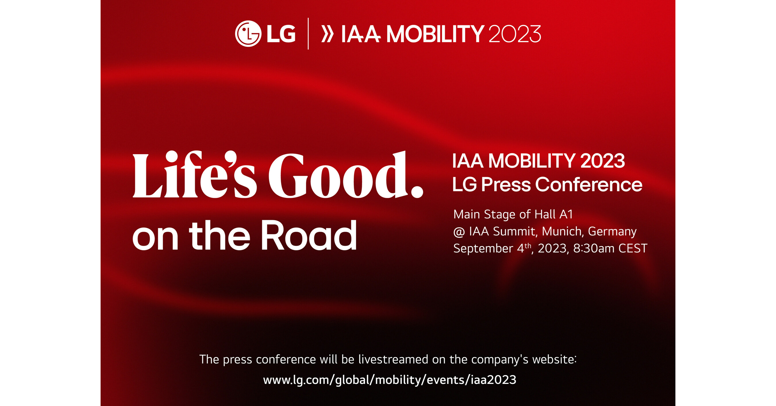 LG-CEO PRÄSENTIERT AUF DER IAA MOBILITY 2023 ZUKÜNFTIGE MOBILITÄTSVISION DES UNTERNEHMENS