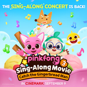 Pinkfong and Cinemark To Bring Pinkfong Sing-Along Movie 3: Catch the Gingerbread Man to Theaters in the U.S.