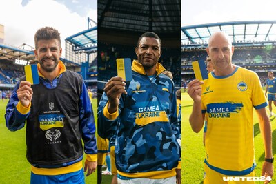 UNITED24 Unveils a New Symbol of Solidarity: Blue-Yellow Card Makes Historic Debut at charity Football Match