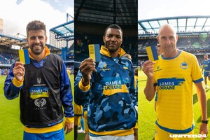 UNITED24 Unveils a New Symbol of Solidarity: Blue-Yellow Card Makes Historic Debut at Charity Football Match