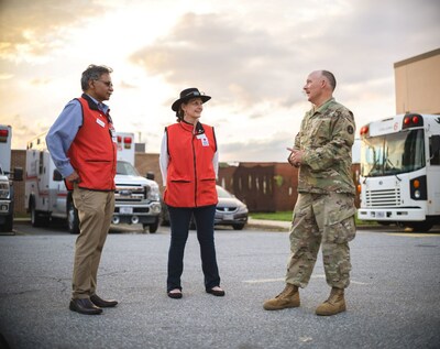 The Red Cross works on behalf of the American public to ensure that military personnel get help whenever and wherever they need it.