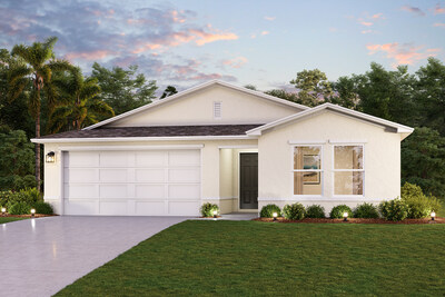Prescott Floor Plan Rendering | New Homes in Florida by Century Complete