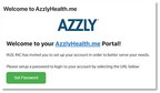 A screenshot of AZZLY Rize's Patient Engagement Portal (PEP)