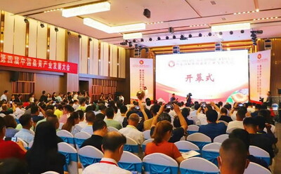 At the opening ceremony, Zhou Zhongwei, director of the Agriculture and Rural Affairs Bureau and Rural Revitalization Bureau of Liaocheng, introduces and promotes the 