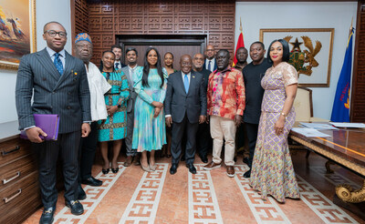 Akufo-Addo, President of Ghana; Damilola Ogunbiyi, CEO and Special Representative of the UN Secretary-General for Sustainable Energy for All; and others discussed the forthcoming energy transition and investment plan for Ghana on 11 August.