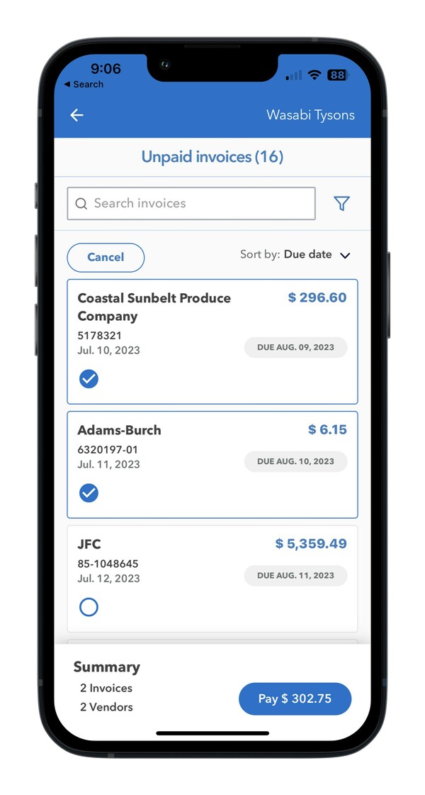 MarginEdge's new mobile bill payment capability enables operators to effortlessly settle payments using just their smartphones.
