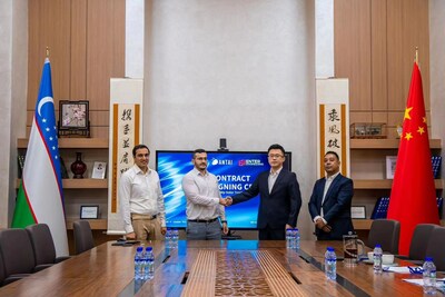 Antaisolar annonce la signature d'un contrat d'un systme de suiveur solaire de 470 MWc en Ouzbkistan avec Enter Engineering (PRNewsfoto/Antaisolar)