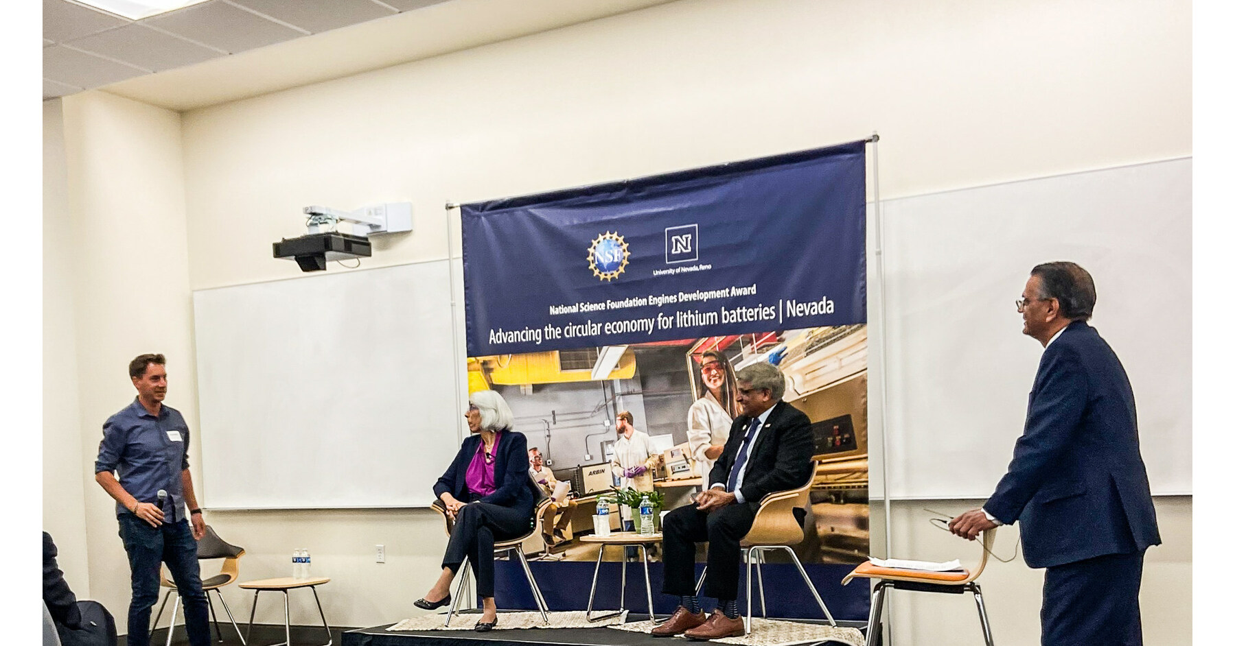 White House Representatives Visit with American Battery Technology