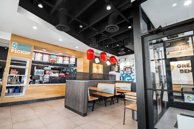 Wendy’s® restaurants featuring the Global Next Gen design standard include Self-order kiosks, conveniently located passthrough order pick-up shelving, and dedicated parking for mobile order pick-up help to create a more convenient experience for digital-first customers. The new Wendy’s restaurant operated by Wenspok Companies is now open in Great Bend, Kan.