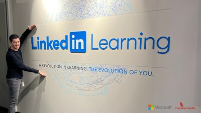 Erik Huberman was invited to the LinkedIn Learning offices to revamp the brand's marketing course.