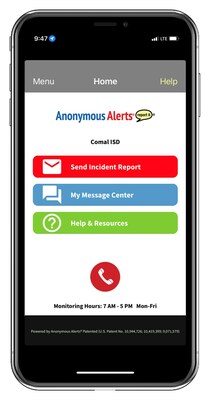 Comal ISD is implementing Anonymous Alerts, an incident reporting mobile app and system, to encourage students, staff and community members to report concerns and potential threats quickly.