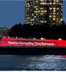 AARP NY Illuminates NYC Sky in Honor of Social Security's 88th Birthday