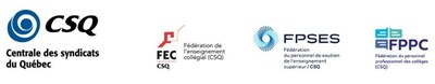 Logo-CSQ-FEC-FPSES-FPPC (Groupe CNW/CSQ)