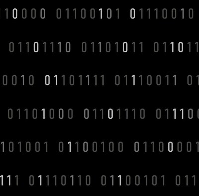 Close-up of Svaha’s new Binary Codes dress.