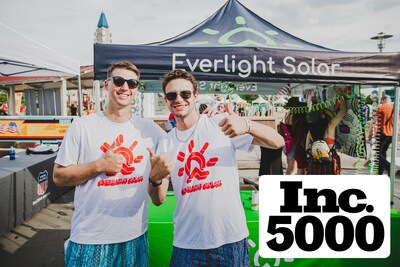 Everlight Solar is honored with a placement on the 2023 Inc. 5000.