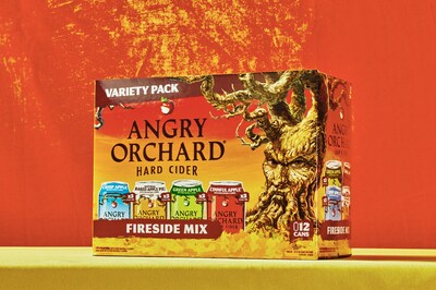 Angry Orchard is launching a new, exclusively-apple variety pack this fall: the Fireside Mix Pack.