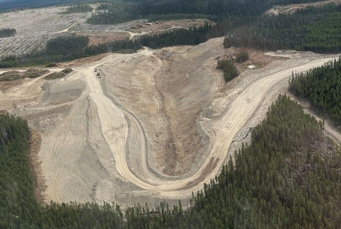 Water management pond – June 2023 (CNW Group/Artemis Gold Inc.) Water management pond – June 2023 (CNW Group/Artemis Gold Inc.)