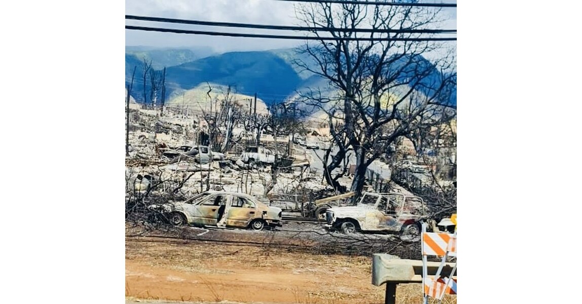 HUMAN APPEAL FIRST GLOBAL MUSLIM CHARITY ON SCENE AT HAWAII WILDFIRES