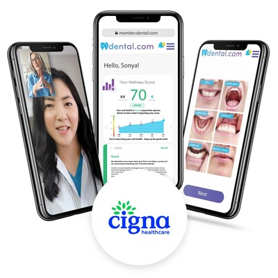 The online tool provides step-by-step instructions to help a customer take five guided photos of their teeth and mouth. SmartScan analyzes the photos, which are then reviewed by a Cigna Healthcare network dentist. In addition to providing an oral health score and personalized dental tips, the tool identifies areas of concern and helps connect customers to a virtual or in-person dentist for follow-up care.