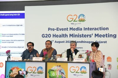 Pre Event Media Interaction - G20 Health Minister's Meeting