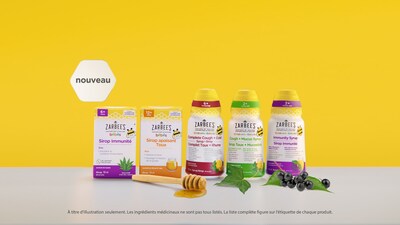 Les produits Zarbee's pour la toux et l'immunit sont maintenant disponibles au Canada! (Groupe CNW/Zarbee's)