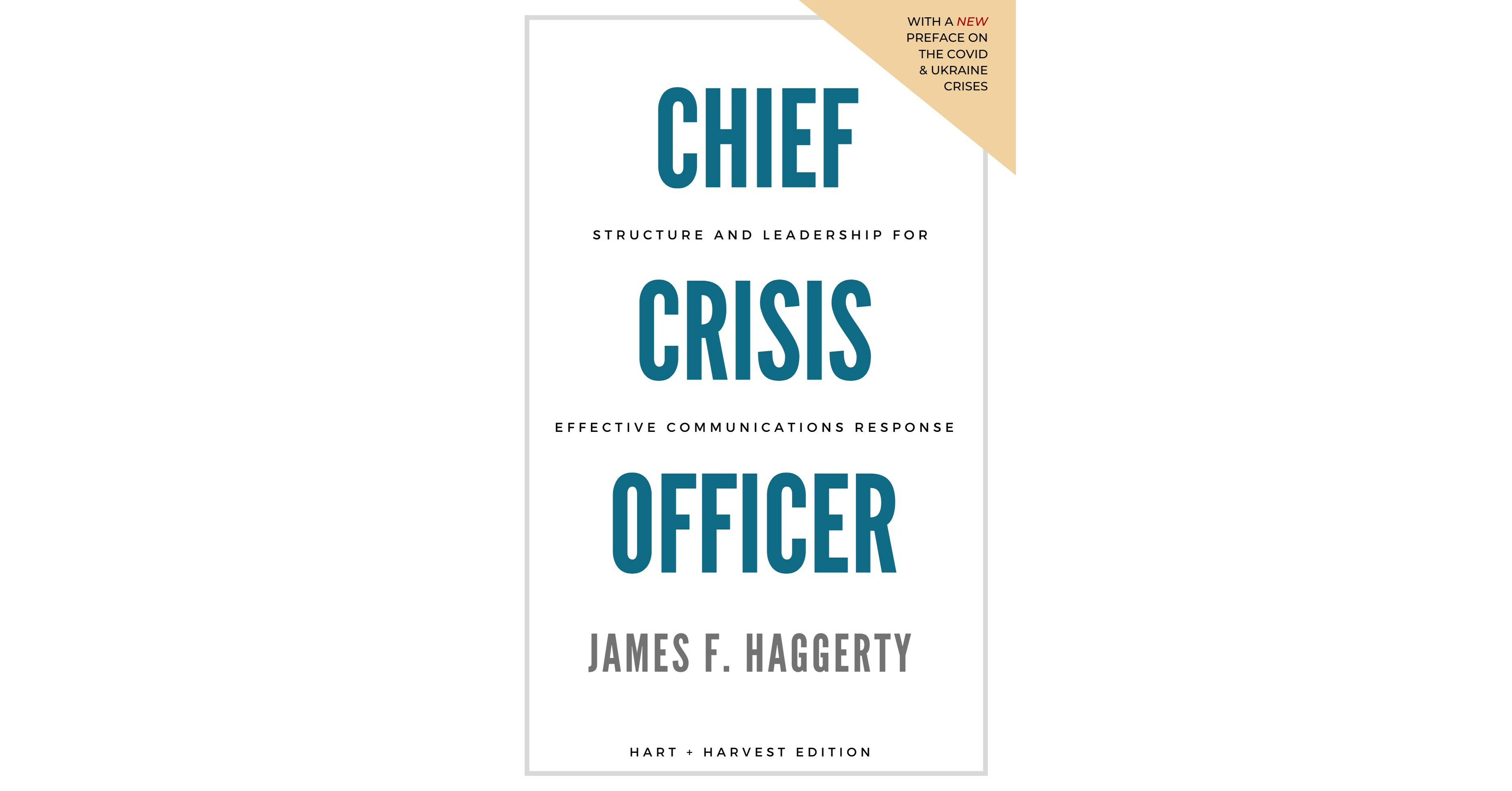 Hart + Harvest Press Announces New Edition of James F. Haggerty's Chief ...