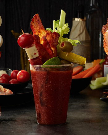 A bacon bloody Mary is the perfect addition to brunch.