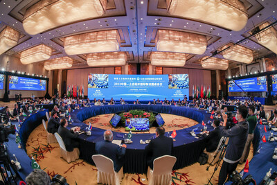 La Mesa Redonda Logística Internacional de la Organización de Cooperación China-Shanghái (OCS) 2023 comienza el miércoles en Lianyungang, una ciudad portuaria en la provincia de Jiangsu, al este de China. (PRNewsfoto/Xinhua Silk Road)